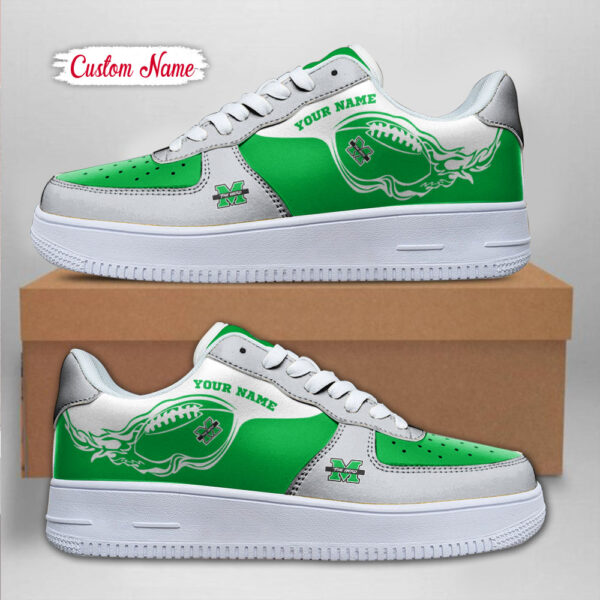 Tubopro Marshall Thundering Herd NCAA Air Low-Top Sneakers Shoes For Men And Women - Image 2