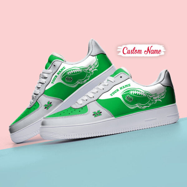 Tubopro Marshall Thundering Herd NCAA Air Low-Top Sneakers Shoes For Men And Women - Image 4