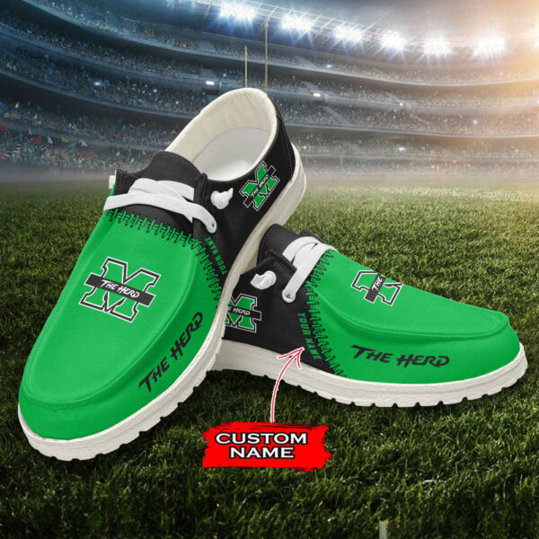 Tubopro Marshall Thundering Herd Personalized Hey Dude Shoes For Men And Women
