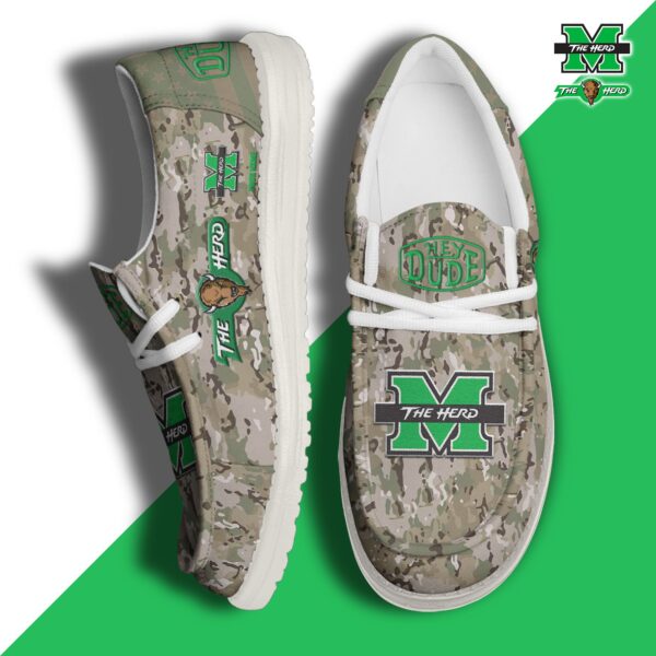 Tubopro Marshall Thundering Herd Personalized Hey Dude Shoes For Men And Women