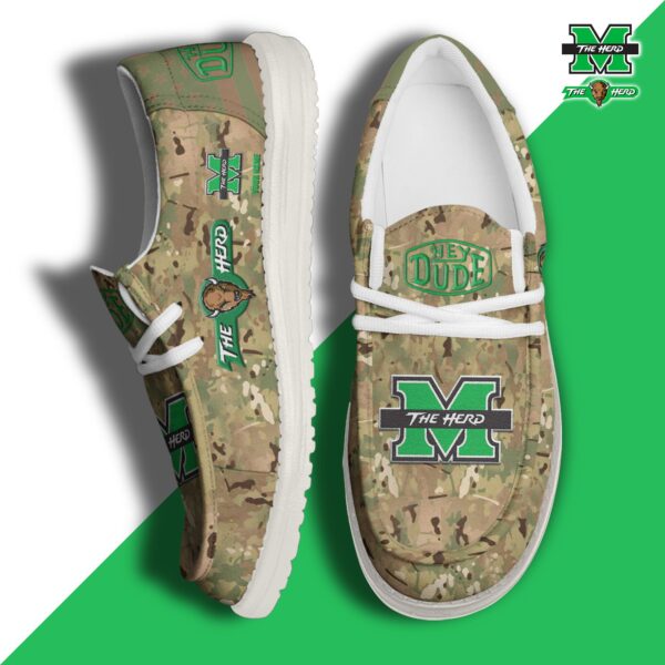 Tubopro Marshall Thundering Herd Personalized Hey Dude Shoes For Men And Women