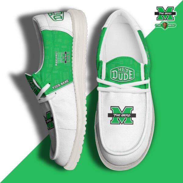 Tubopro Marshall Thundering Herd Personalized Hey Dude Shoes For Men And Women