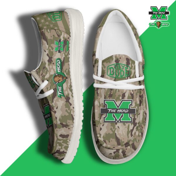 Tubopro Marshall Thundering Herd Personalized Hey Dude Shoes For Men And Women
