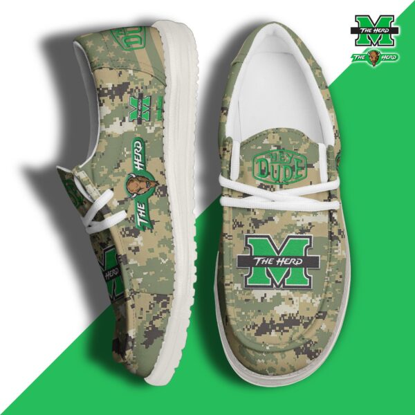 Tubopro Marshall Thundering Herd Personalized Hey Dude Shoes For Men And Women