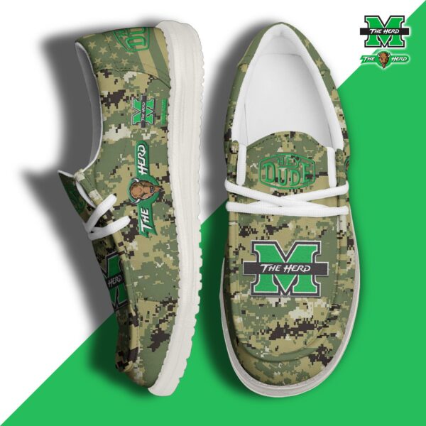 Tubopro Marshall Thundering Herd Personalized Hey Dude Shoes For Men And Women