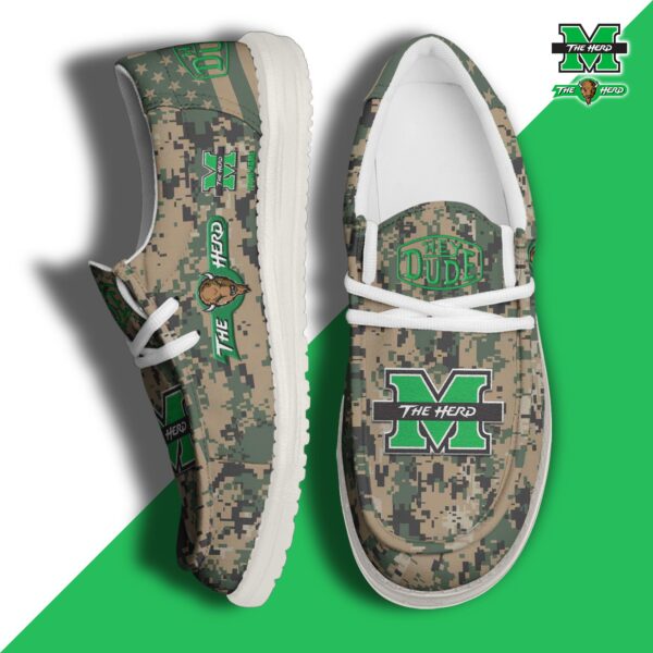 Tubopro Marshall Thundering Herd Personalized Hey Dude Shoes For Men And Women