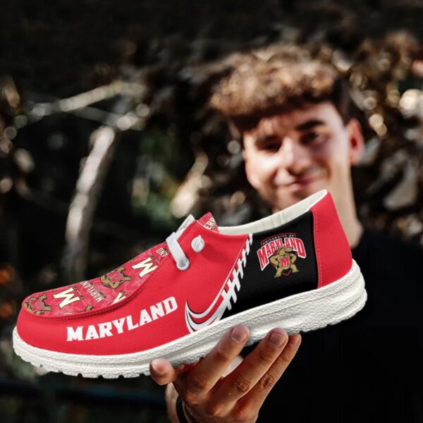 Tubopro Maryland Terrapins Hey Dude Shoes For Men And Women - Image 3