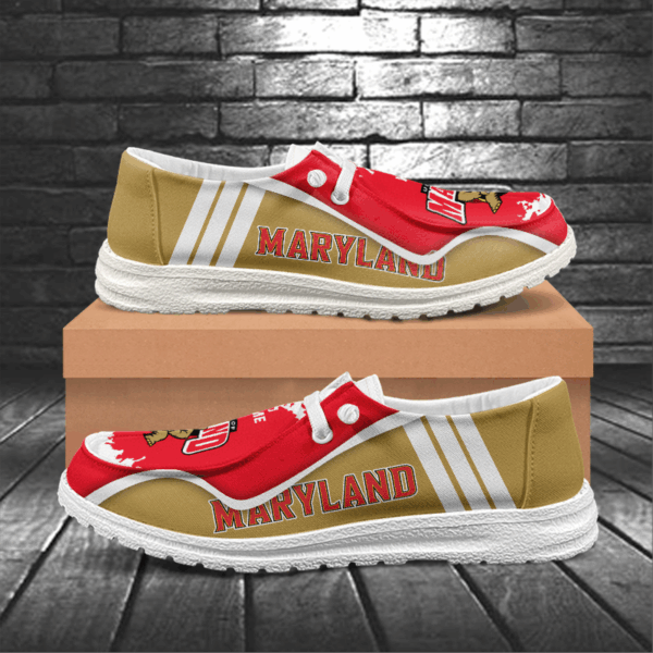 Tubopro Maryland Terrapins Hey Dude Shoes For Men And Women - Image 5