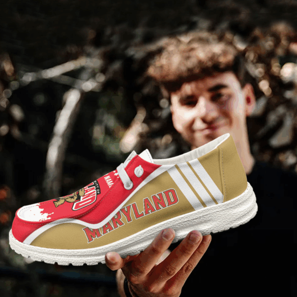 Tubopro Maryland Terrapins Hey Dude Shoes For Men And Women - Image 3