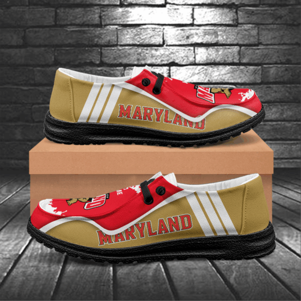Tubopro Maryland Terrapins Hey Dude Shoes For Men And Women - Image 6