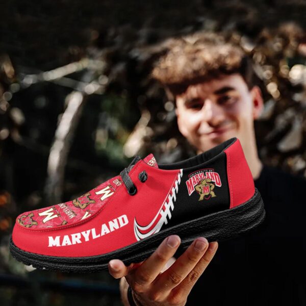 Tubopro Maryland Terrapins Hey Dude Shoes For Men And Women - Image 4