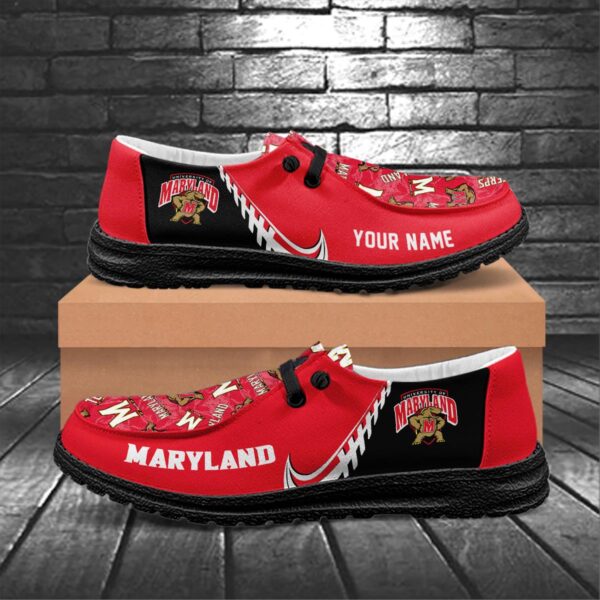 Tubopro Maryland Terrapins Hey Dude Shoes For Men And Women - Image 6