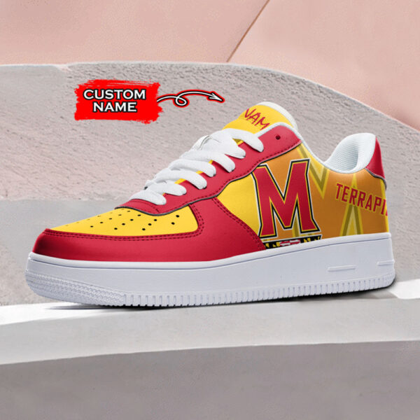 Tubopro Maryland Terrapins NCAA Air Low-Top Sneakers Shoes For Men And Women - Image 2