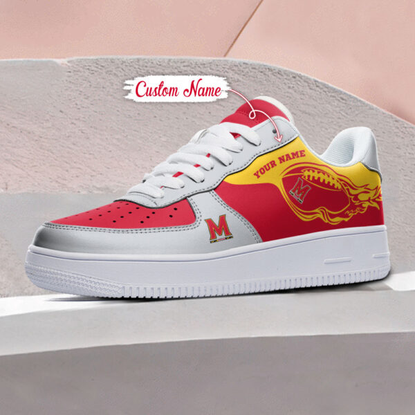 Tubopro Maryland Terrapins NCAA Air Low-Top Sneakers Shoes For Men And Women - Image 3