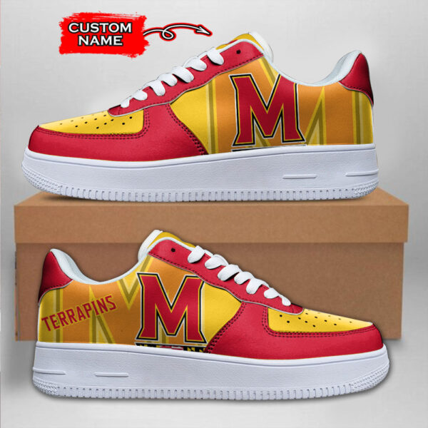 Tubopro Maryland Terrapins NCAA Air Low-Top Sneakers Shoes For Men And Women