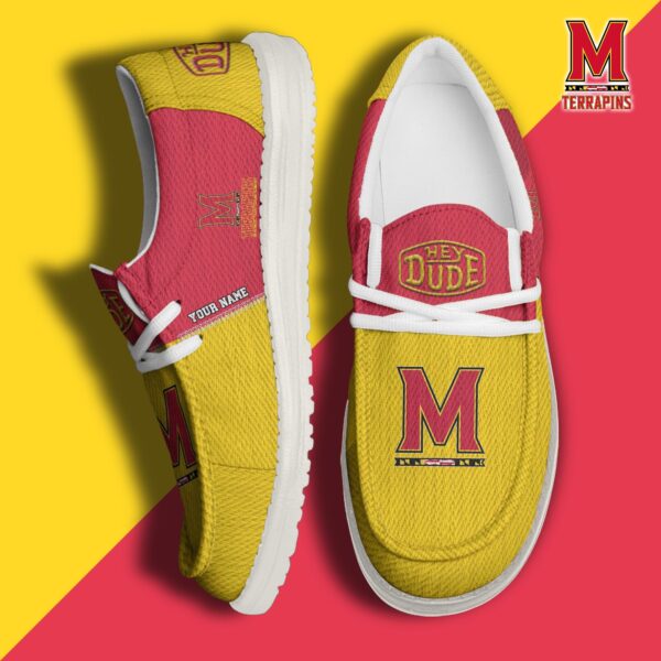 Tubopro Maryland Terrapins Personalized Hey Dude Shoes For Men And Women