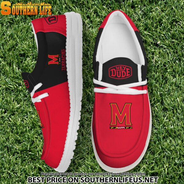 Tubopro Maryland Terrapins Personalized Hey Dude Shoes For Men And Women