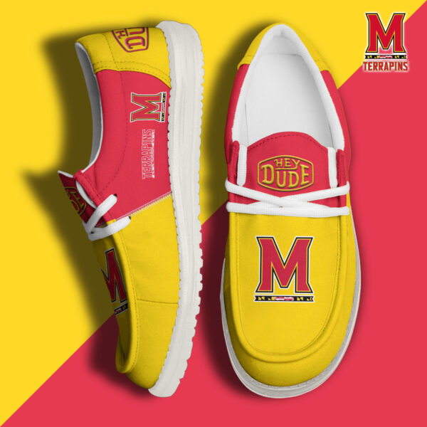 Tubopro Maryland Terrapins Personalized Hey Dude Shoes For Men And Women