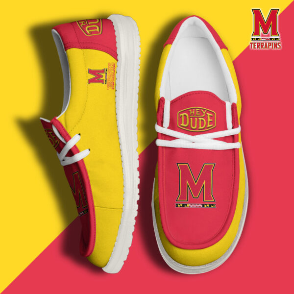 Tubopro Maryland Terrapins Personalized Hey Dude Shoes For Men And Women