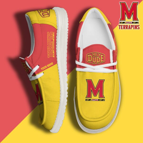 Tubopro Maryland Terrapins Personalized Hey Dude Shoes For Men And Women