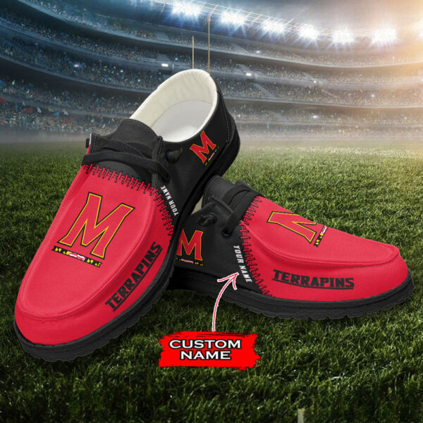Tubopro Maryland Terrapins Personalized Hey Dude Shoes For Men And Women