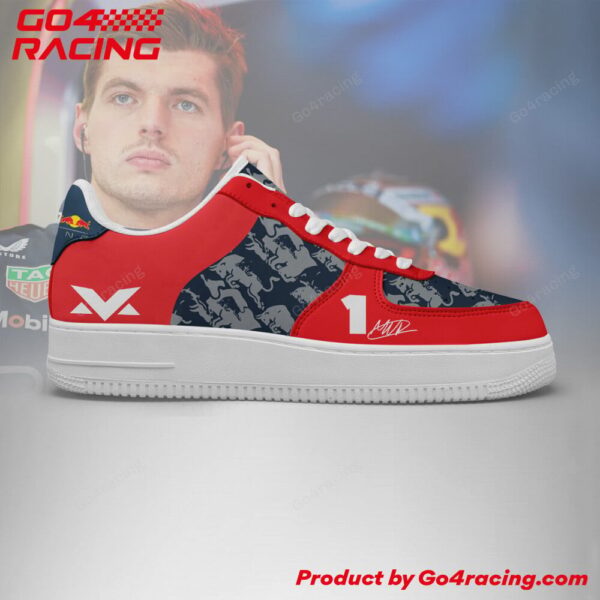 Tubopro Max Verstappen  Red Bull Air Low-Top Sneakers Shoes For Men And Women - Image 3