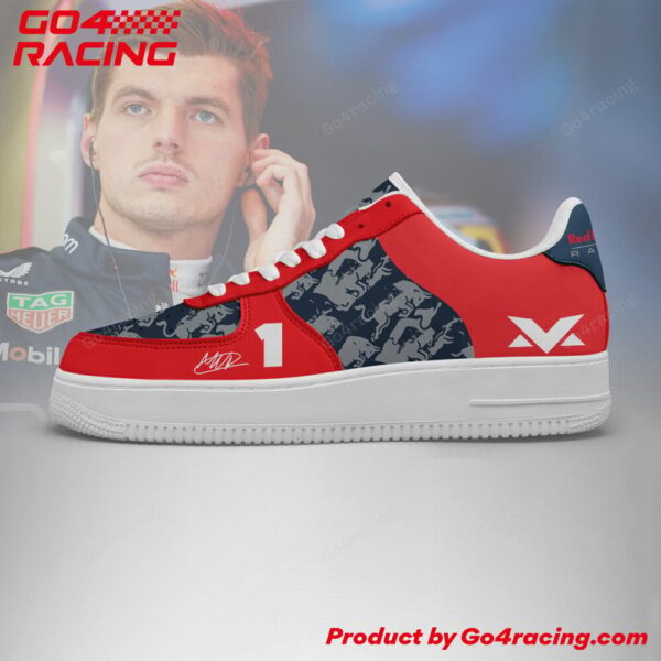 Tubopro Max Verstappen  Red Bull Air Low-Top Sneakers Shoes For Men And Women - Image 2