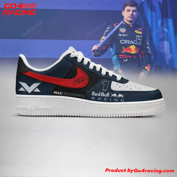 Tubopro Max Verstappen  Redbull Air Low-Top Sneakers Shoes For Men And Women - Image 3