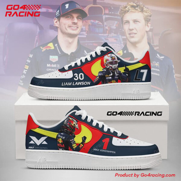 Tubopro Max Verstappen x Liam Lawson  Red Bull Racing Air Low-Top Sneakers Shoes For Men And Women
