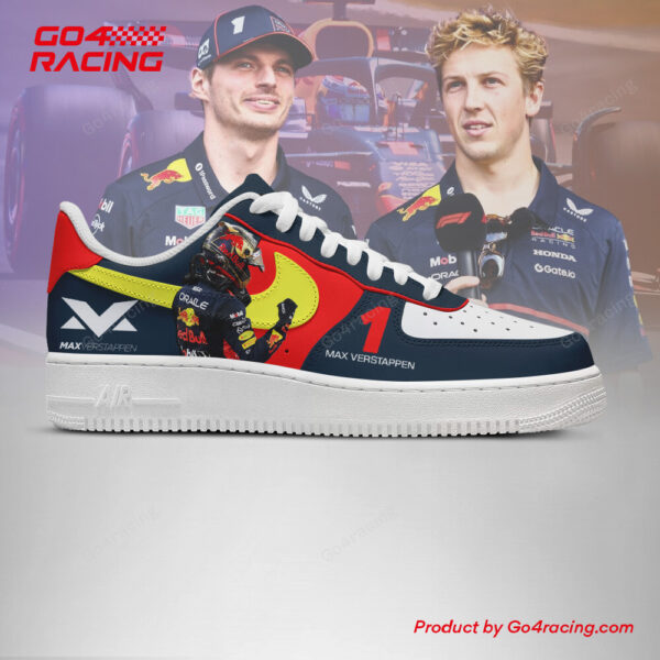 Tubopro Max Verstappen x Liam Lawson  Red Bull Racing Air Low-Top Sneakers Shoes For Men And Women - Image 3
