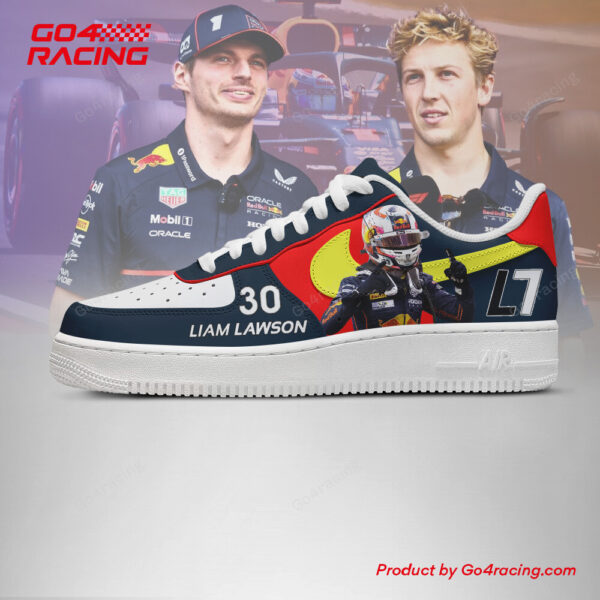 Tubopro Max Verstappen x Liam Lawson  Red Bull Racing Air Low-Top Sneakers Shoes For Men And Women - Image 2