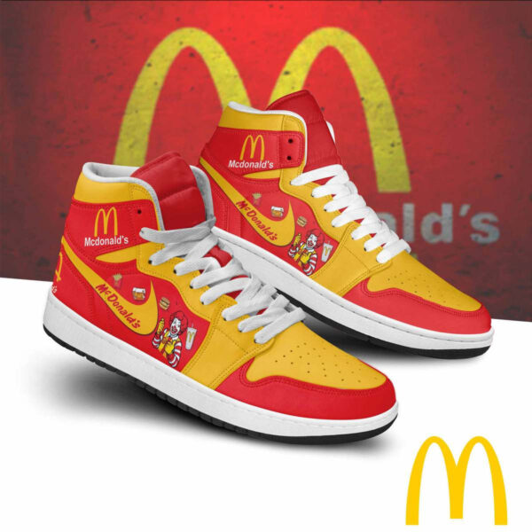 Tubopro Mc Donald AJ1 High Sneakers Shoes For Men And Women