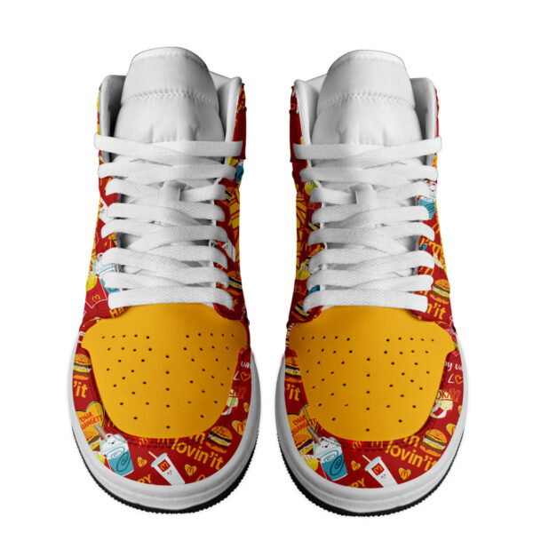 Tubopro McDonalds AJ1 High Sneakers Shoes For Men And Women - Image 2