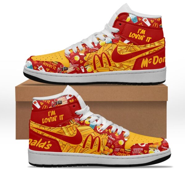 Tubopro McDonalds AJ1 High Sneakers Shoes For Men And Women