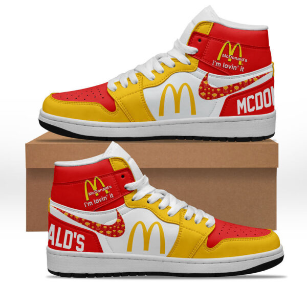 Tubopro McDonalds AJ1 High Sneakers Shoes For Men And Women