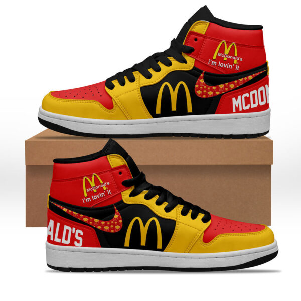 Tubopro McDonalds AJ1 High Sneakers Shoes For Men And Women