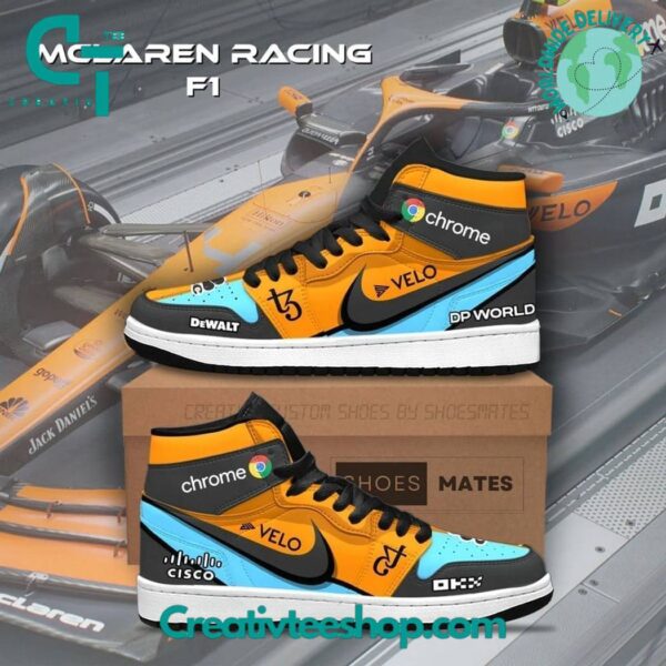 Tubopro McLaren AJ1 High Sneakers Shoes For Men And Women