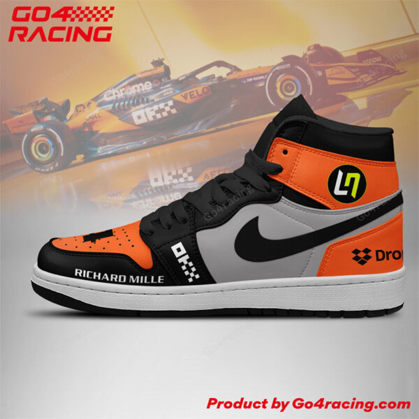 Tubopro Mclaren Formula AJ1 High Sneakers Shoes For Men And Women - Image 2