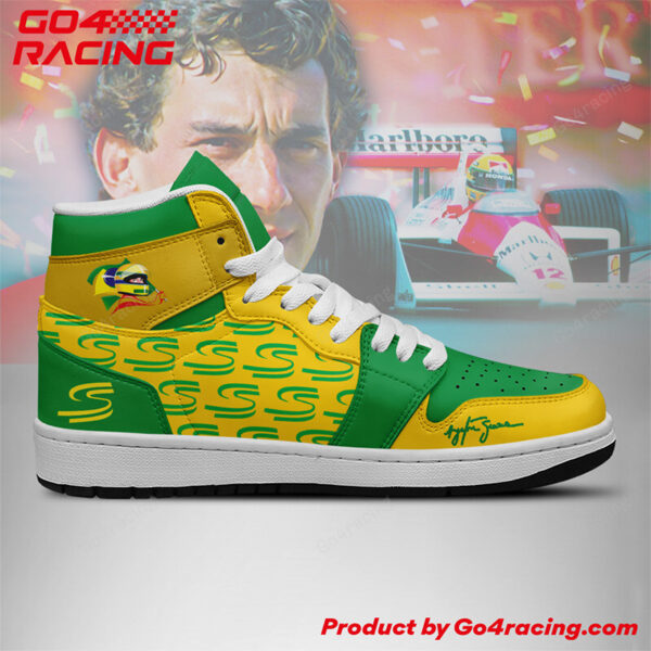 Tubopro Mecedes AMG F1 AJ1 High Sneakers Shoes For Men And Women - Image 3