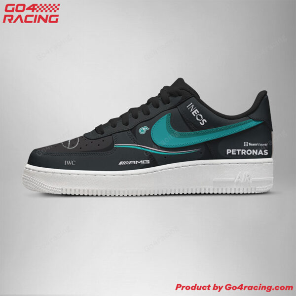 Tubopro Mecedes Petronas Formula Air Low-Top Sneakers Shoes For Men And Women - Image 2