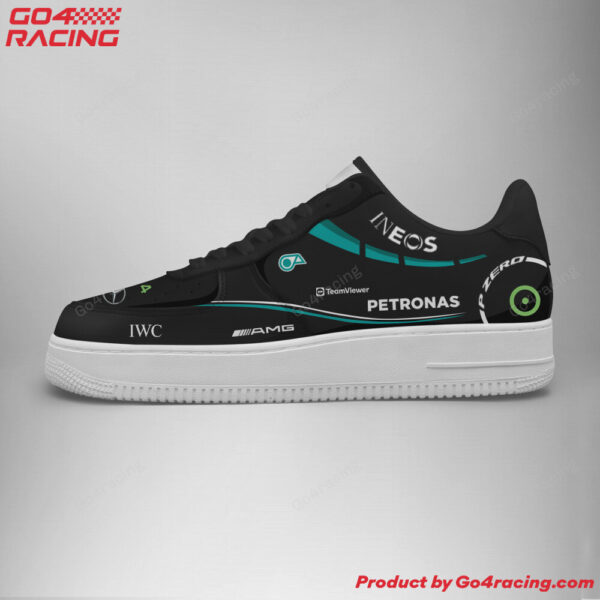 Tubopro Mecedes Petronas Formula Air Low-Top Sneakers Shoes For Men And Women - Image 2