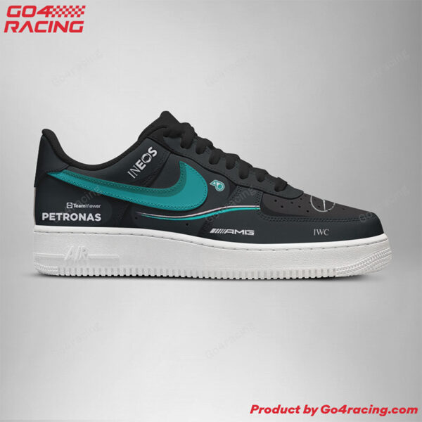 Tubopro Mecedes Petronas Formula Air Low-Top Sneakers Shoes For Men And Women - Image 3