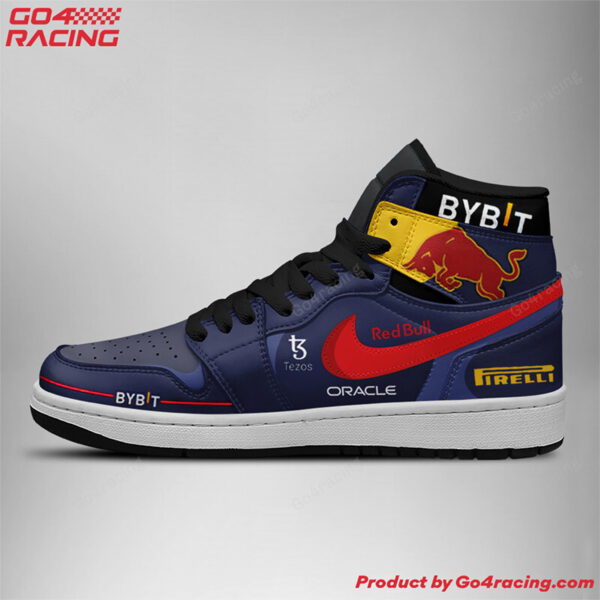Tubopro Mecedes Petronas Formula AJ1 High Sneakers Shoes For Men And Women - Image 2