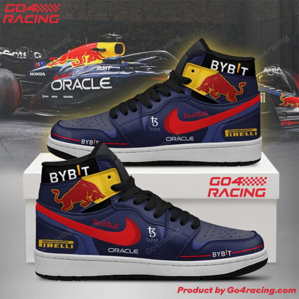 Tubopro Mecedes Petronas Formula AJ1 High Sneakers Shoes For Men And Women