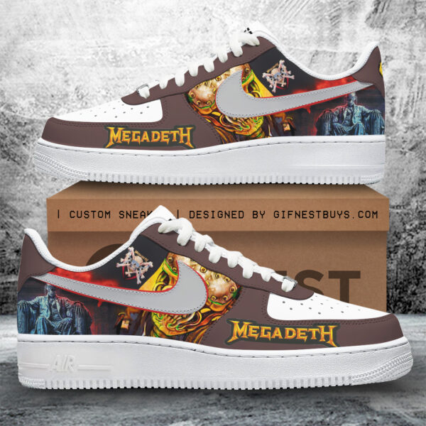 Tubopro Megadeth Air Low-Top Sneakers Shoes For Men And Women