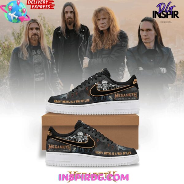 Tubopro Megadeth Air Low-Top Sneakers Shoes For Men And Women