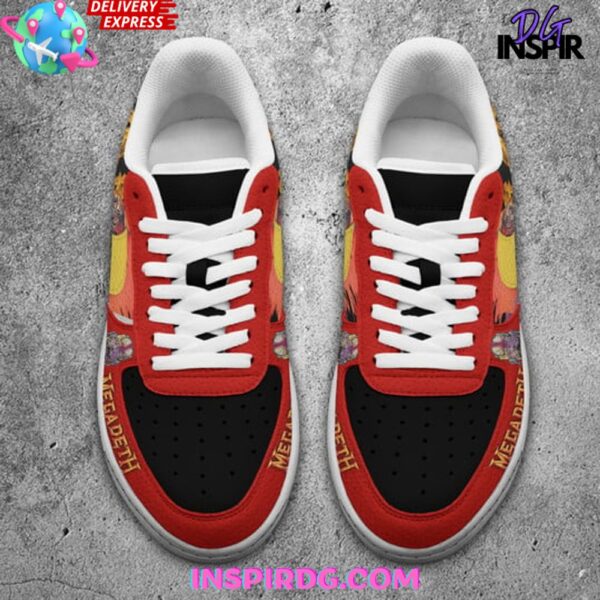 Tubopro Megadeth Air Low-Top Sneakers Shoes For Men And Women - Image 4