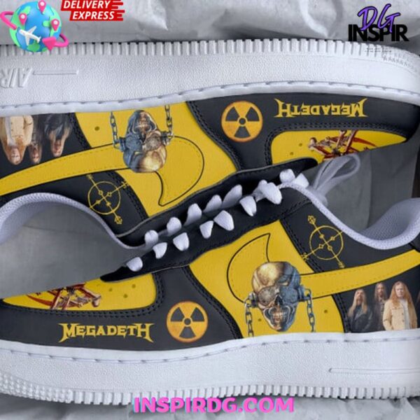 Tubopro Megadeth Air Low-Top Sneakers Shoes For Men And Women - Image 3