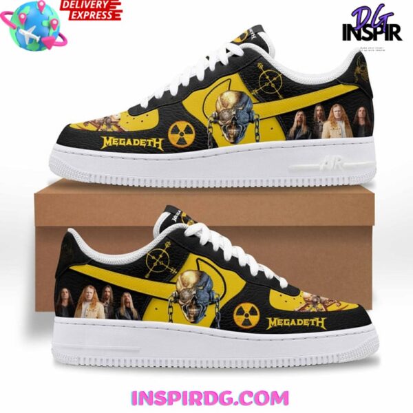 Tubopro Megadeth Air Low-Top Sneakers Shoes For Men And Women - Image 2