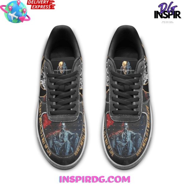 Tubopro Megadeth Air Low-Top Sneakers Shoes For Men And Women - Image 4